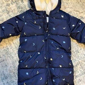 GAP Navy Sleep Sack with Moon and Star Design